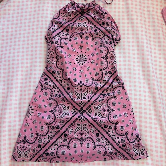 Sugar Thrillz halter bandana dress - Picture 1 of 5